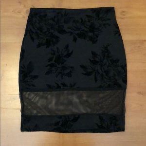 Floral Print Skirt
